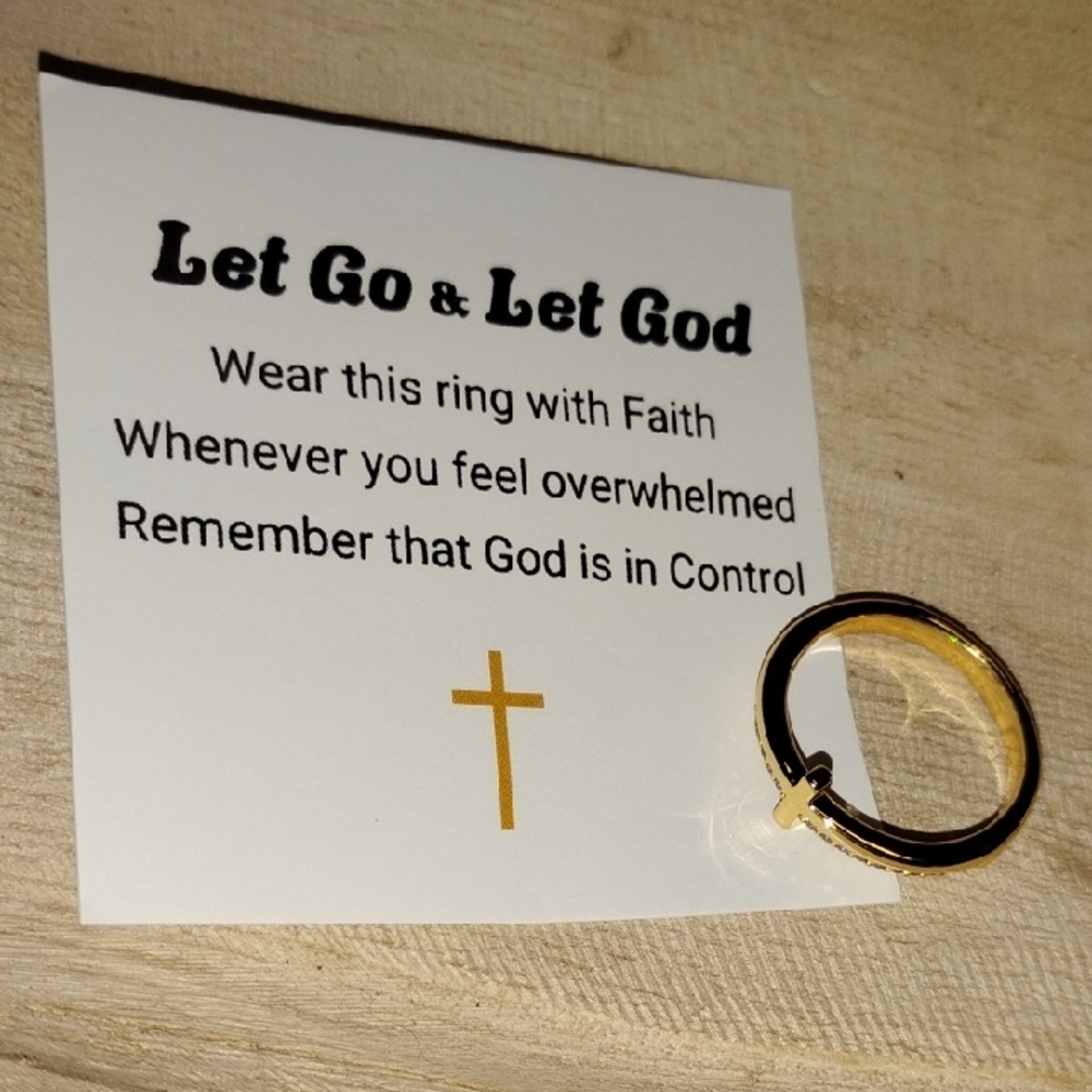 Cross Inspirational Ring 8.5